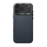 قاب یونیک مدل Uniq Lyden Vegan Leather مناسب برای iPhone 17 Pro Max رنگ آبی
