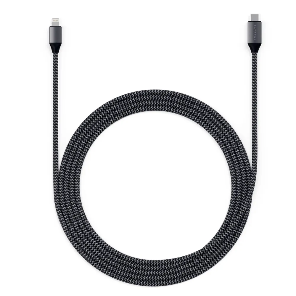 کابل شارژ و انتقال اطلاعات USB-C به لایتنینگ ساتچی Satechi سرعت ۴۸۰ مگابایت در ثانیه طول ۱.۸ متر
