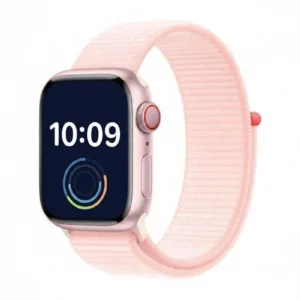 اپل واچ دست دوم سری 9 آلومینیوم رنگ Pink با بند Sport Loop – سایز 41 میلی‌متر