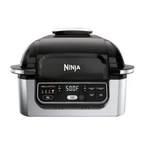 هواپز گریل و سرخ کن برند نینجا مدل Ninja Air Grill and Air Fryer AG301 - خاکستری / نقره ای