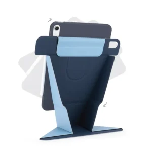 کاور آیپد پیپتو مدل Pipetto Origami No6 Stand Case مناسب M2 و M3 و iPad Air 11 M4 رنگ آبی تیره