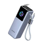 پاور بانک یوگرین 25000 میلی آمپر ۲۰۰ وات مدل Ugreen Nexode Pro رنگ خاکستری