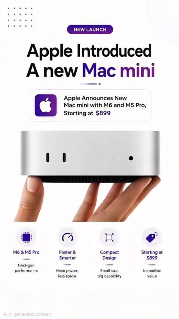 مشخصات مک مینی M6 و مک مینی M5 Pro