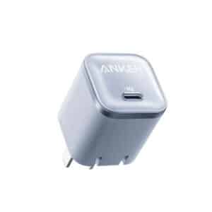 شارژر دیواری انکر ۴۵ وات مدل Anker Nano USB-C Plug رنگ آبی