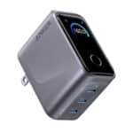 شارژر دیواری انکر ۱۶۰ وات ۳ پورت مدل Anker Prime Charger Smart Display A2687 رنگ مشکی