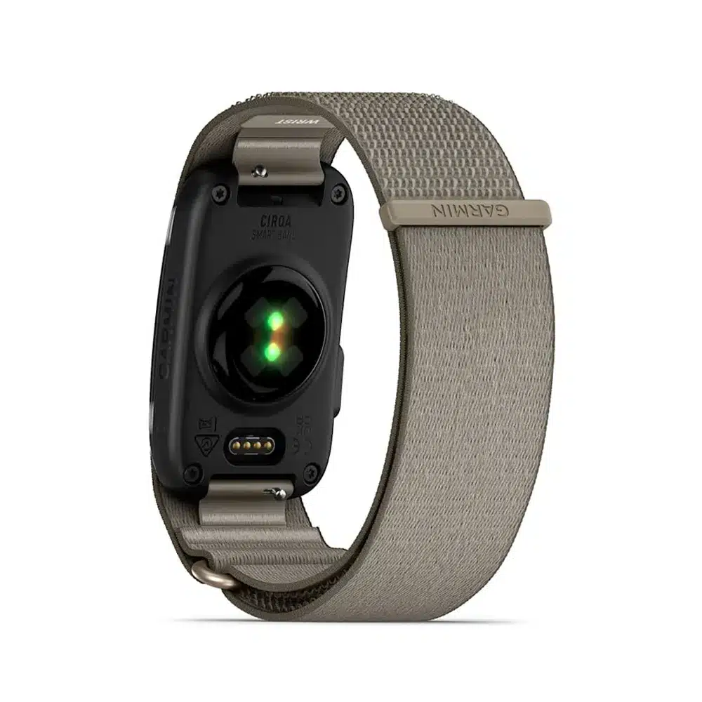 دستبند هوشمند ورزشی گارمین مدل Garmin Cirqa Smart Band رنگ خاکی