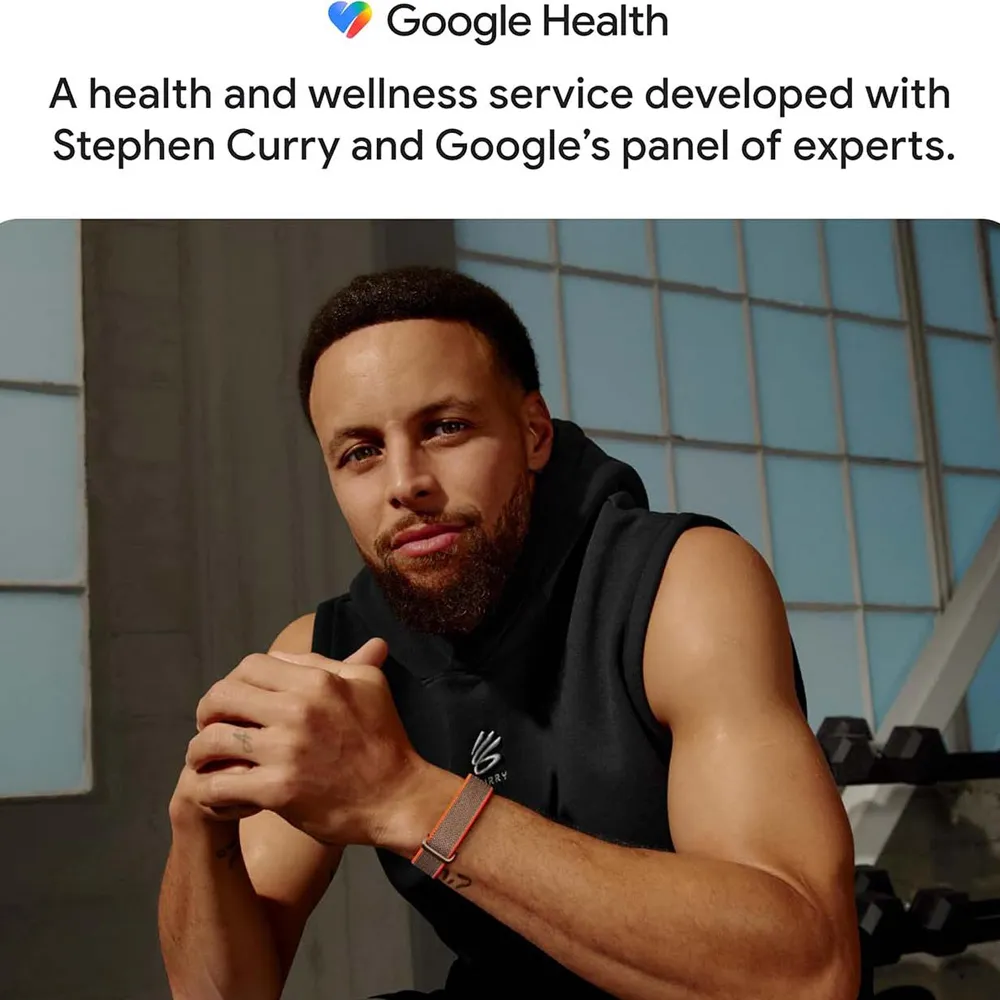 دستبند هوشمند ورزشی فیت بیت گوگل مدل Google Fitbit Air Stephen Curry Special Edition رنگ قهوه ای/نارنجی