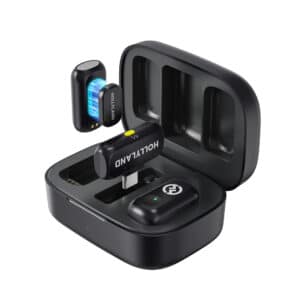 میکروفون یقه‌ای بی‌سیم هالی لند مدل Hollyland Lark A1 Wireless Microphone با گیرنده USB-C