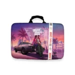 کیف حمل کنسول بازی PlayStation5 اسلیم طرح GTA برند Nahl