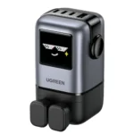شارژر دیواری یوگرین ۶۵ وات مدل Ugreen Uno 15570 رنگ خاکستری