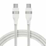 کابل شارژ و انتقال داده ۱ متری USB-C به USB-C انکر مدل Anker Ultra Soft Cable 240W A82E2 رنگ سفید