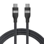 کابل شارژ و انتقال داده ۲ متری USB-C به USB-C انکر مدل Anker Ultra Soft Cable 240W A82E2 رنگ مشکی