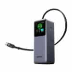 پاور بانک یوگرین 25000 میلی آمپر ۱۶۵ وات مدل Ugreen Nexode Pro رنگ خاکستری