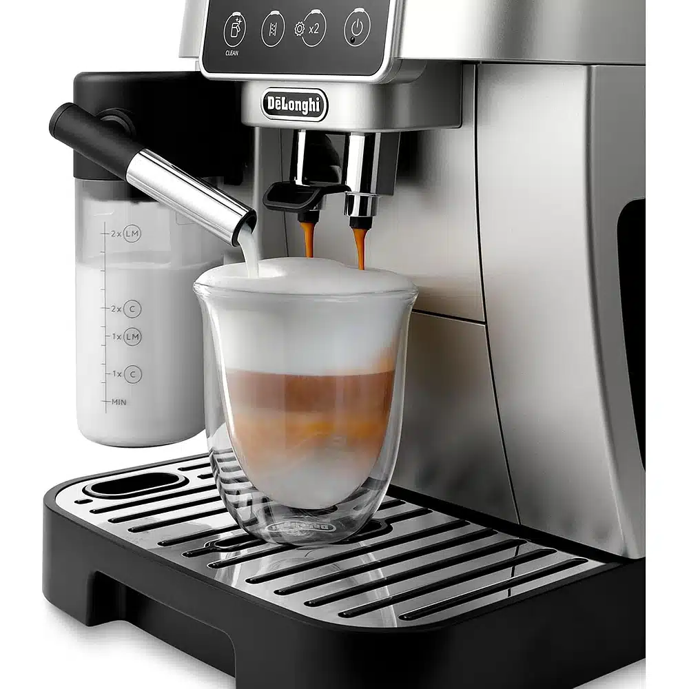 اسپرسو ساز دلونگی اتوماتیک مدل Delongi Magnifica ECAM220.80.SB استیل نقرهای
