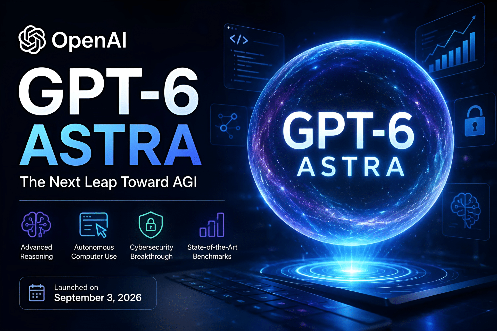 Open AI با هیاهوی فراوان از مدل هوش مصنوعی پرچمدار GPT-6 Astra رونمایی کرد و گفت که وارد عصر AGI (هوش مصنوعی انسان‌گونه) شده‌ایم.
