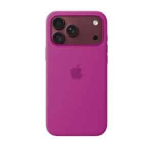 قاب اورجینال اپل آیفون ۱۸ پرومکس سیلیکونی مدل iPhone 18 Pro Max Silicone Case with MagSafe - Magenta رنگ سرخابی
