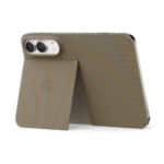 قاب اورجینال اپل آيفون دوئو مدل iPhone Duo Folio with Kickstand - Taupe رنگ خاکی
