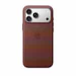 قاب اورجینال اپل آيفون ۱۸ پرو مکس مدل iPhone ۱۸ ProMax TechWoven Case with MagSafe - Burgundy رنگ شرابی