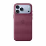 قاب اورجینال اپل آيفون ۱۸ پرو مدل iPhone ۱۸ Pro TechWoven Case with MagSafe - Mulberry رنگ سرخابی