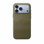 قاب اورجینال اپل آيفون ۱۸ پرو مدل iPhone ۱۸ Pro TechWoven Case with MagSafe - Olive رنگ سبز زیتونی