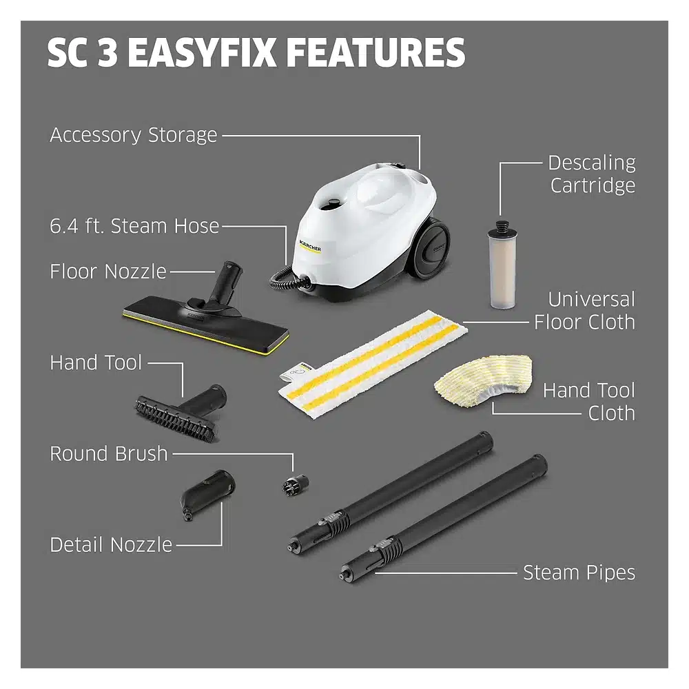 بخارشوی کارچر مدل Kärcher SC3 Easy Fix Steam Cleaner