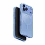 قاب آيفون ۱۸ پرومکس یونیک مدل Uniq Clario Eco-Friendly Case رنگ آبی (Cool Blue)