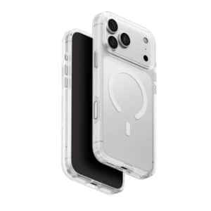 قاب آيفون ۱۸ پرومکس یونیک مدل Uniq Clario Eco-Friendly Case رنگ شفاف (Lucent Clear)