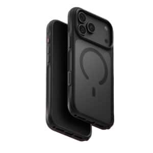 قاب آيفون ۱۸ پرو یونیک مدل Uniq Veren Frosted Shield Case رنگ دودی (Frost Smoke)