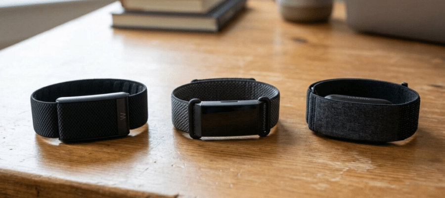 مقایسه Whoop با Google Fitbit Air و Garmin CIRQA