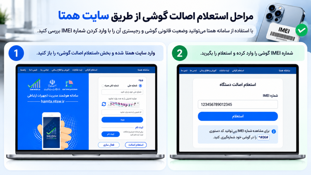 رجیستری گمرکی گوشی مسافری
