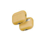 کاور ایرپاد پرو 3 یونیک مدل Uniq Lyden Vex Premium Leatherette Case for AirPods Pro 3rd Gen رنگ زرد (Canary Yellow)