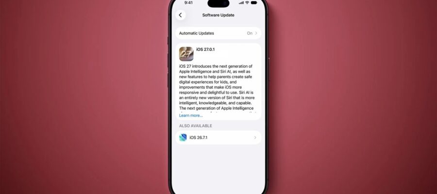 آپدیت iOS 27