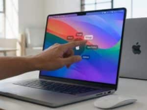 1-مک‌بوک پرو OLED لمسی