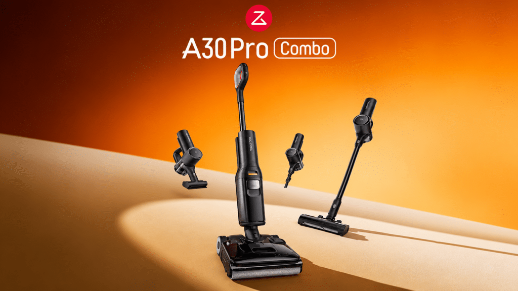 خرید جارو شارژی عصایی روبوراک مدل Roborock A30 Pro Combo